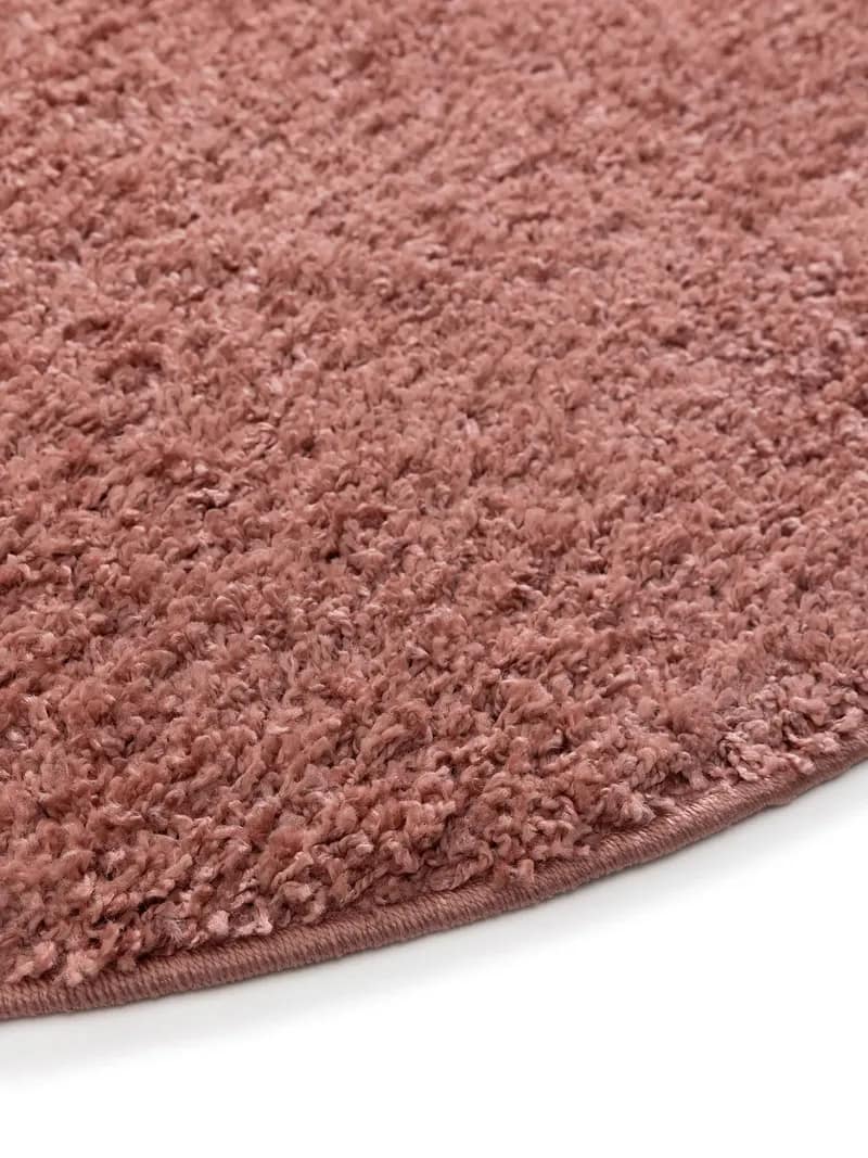 Rosette Solid Handmade Shag Rug