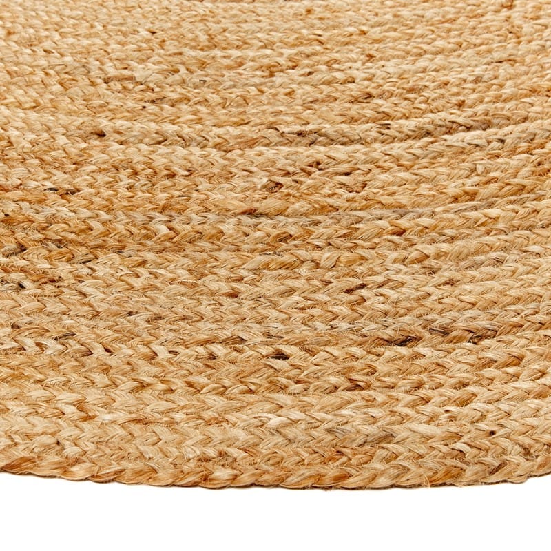 Loomarc Jute Natural Braided Rug For Living Room