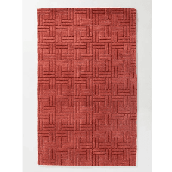 Sahara Red Handmade Tufted Rug