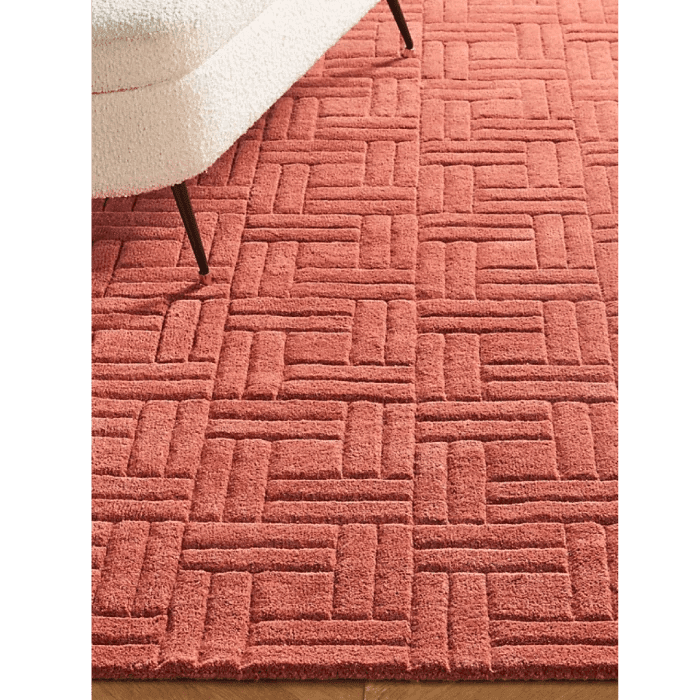 Sahara Red Handmade Tufted Rug