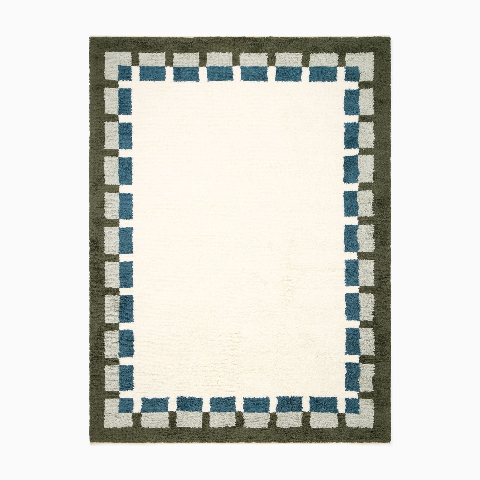 Blockzen Shag Handmade Rug