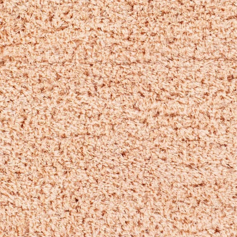 Peach Handmade Shag Rug